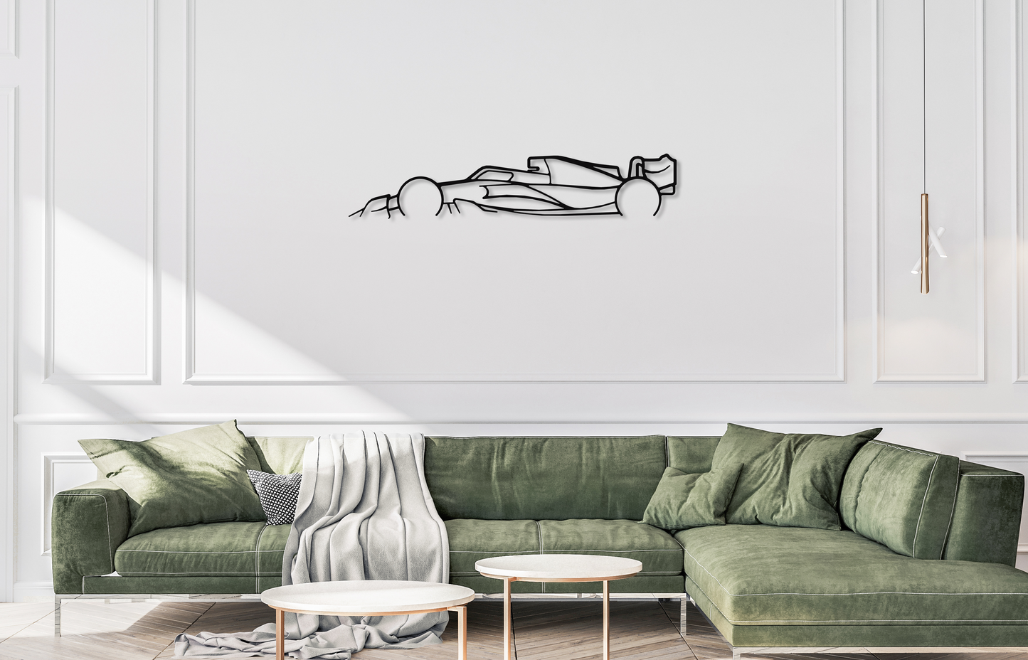 Formula One F1 2022-2023 Metal Wall Art Silhouette