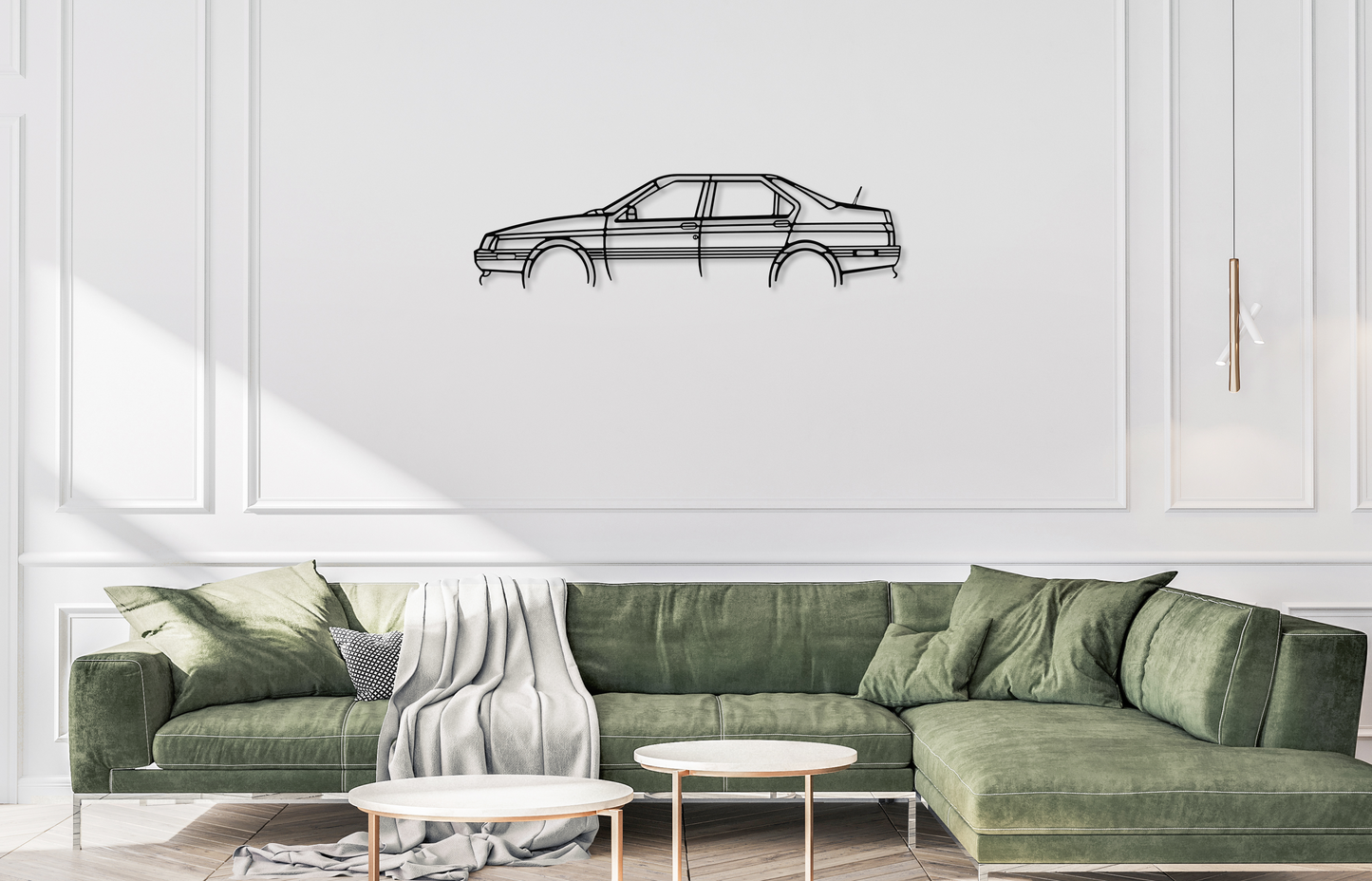 Alfa 164L Wall Art Silhouette