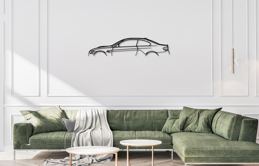 E92 M3 Metal Wall Art Silhouette