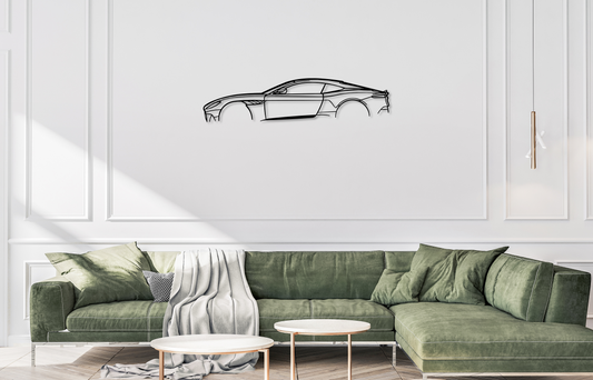 Aston DBS Superleggera Metal Wall Art Silhouette