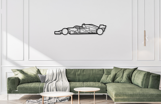 Formula One F1 2020 Detailed Metal Wall Art Silhouette