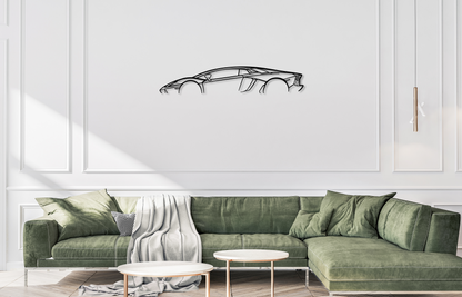 Aventador Metal Wall Art Silhouette