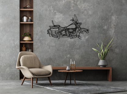 HD Softail Metal Wall Art Silhouette