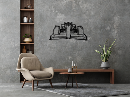 Formula 1 2022 Concept Metal Wall Art Front