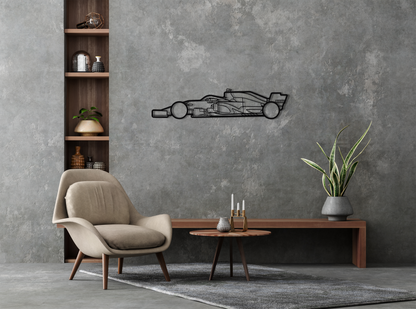 Formula One F1 2020 Detailed Metal Wall Art Silhouette