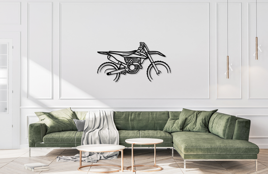Motocross Metal Wall Art Silhouette