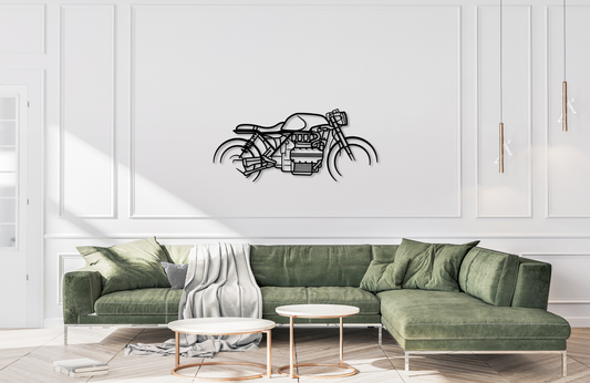 K1100 Cafe Racer Metal Wall Art Silhouette