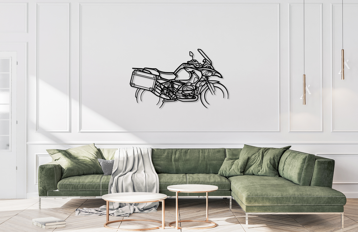 R1200 GS Adventure Metal Wall Art Silhouette