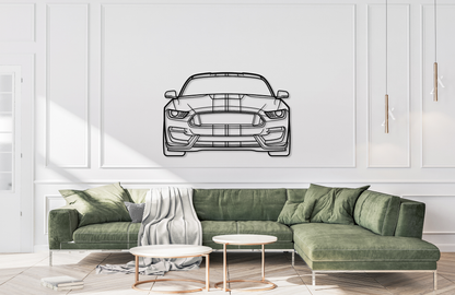 GT350 Metal Wall Art Front