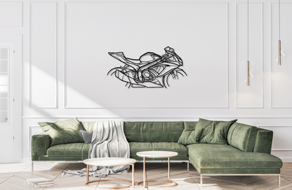 GSX-R600 Metal Wall Art Silhouette