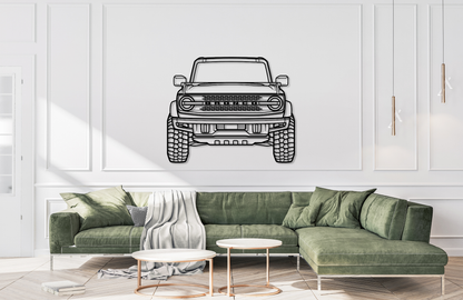 Bronco U725 Metal Wall Art Front