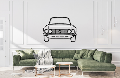 1973 Fulvia Concept Metal Wall Art Front