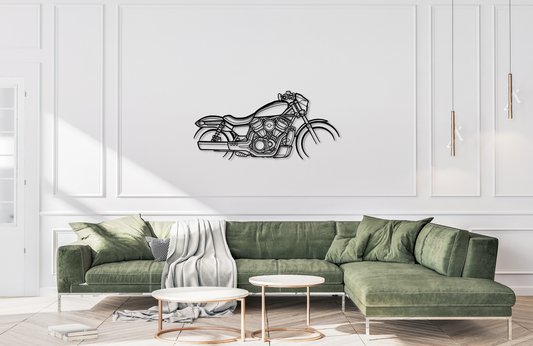 Nightster Metal Wall Art Silhouette