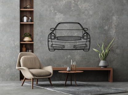 2007 G35 Metal Wall Art Front