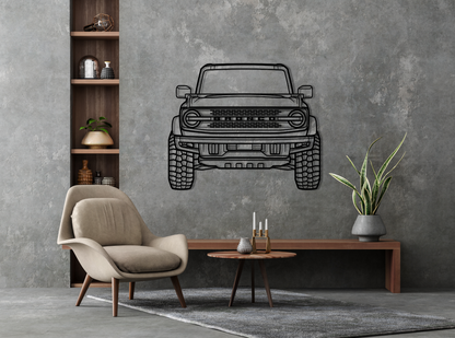 Bronco U725 Metal Wall Art Front