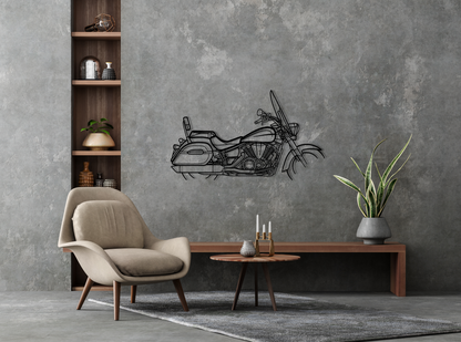 V-Star 1300 Tourer Metal Wall Art Silhouette