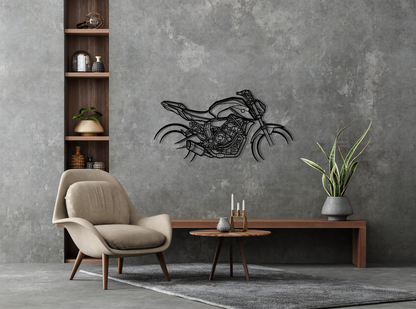 2021 MT-07 Metal Wall Art Silhouette