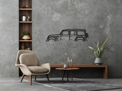 Wrangler Metal Wall Art Silhouette