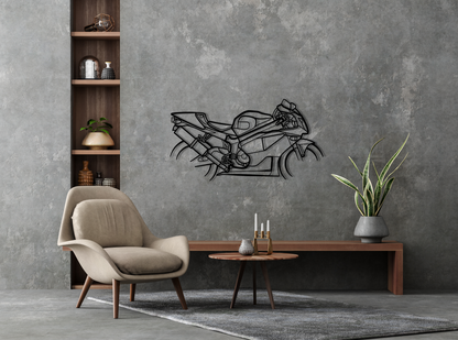 2000 RC51 Metal Wall Art Silhouette