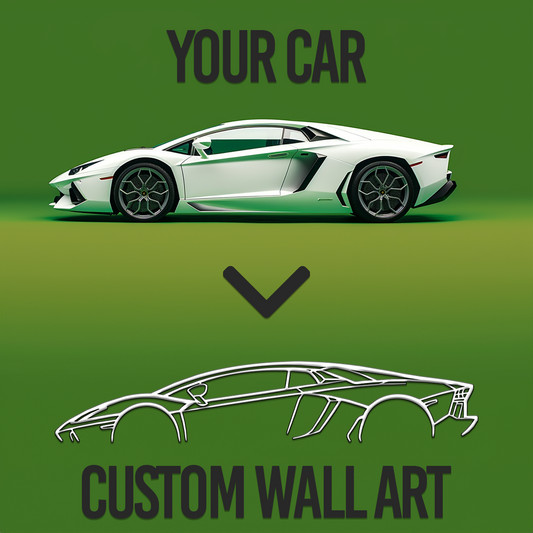 Votre conception d'art mural de voiture personnalisée